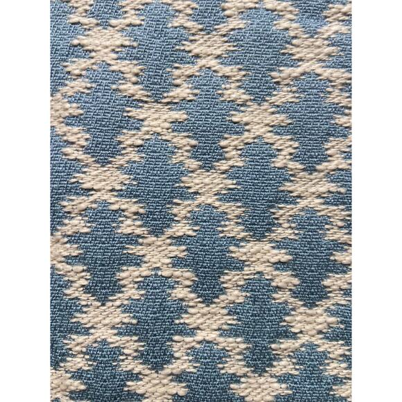 Brunschwig & Fils "Diamond Lattice Figured Texture" fabric vintage swatch 26x27 - Picture 3 of 5